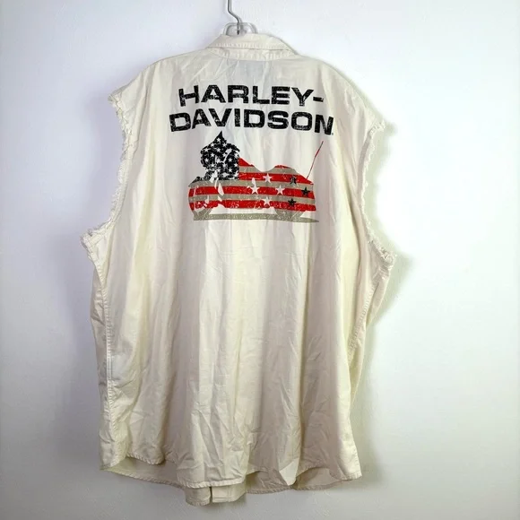 HARLEY-DAVIDSON Sleeveless Shirt 4XL New with Tags - Picture 1 of 11